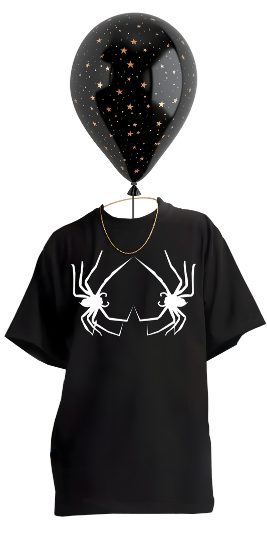 🕷️ ArachniHeart Tee – Love Me or I’ll Bite